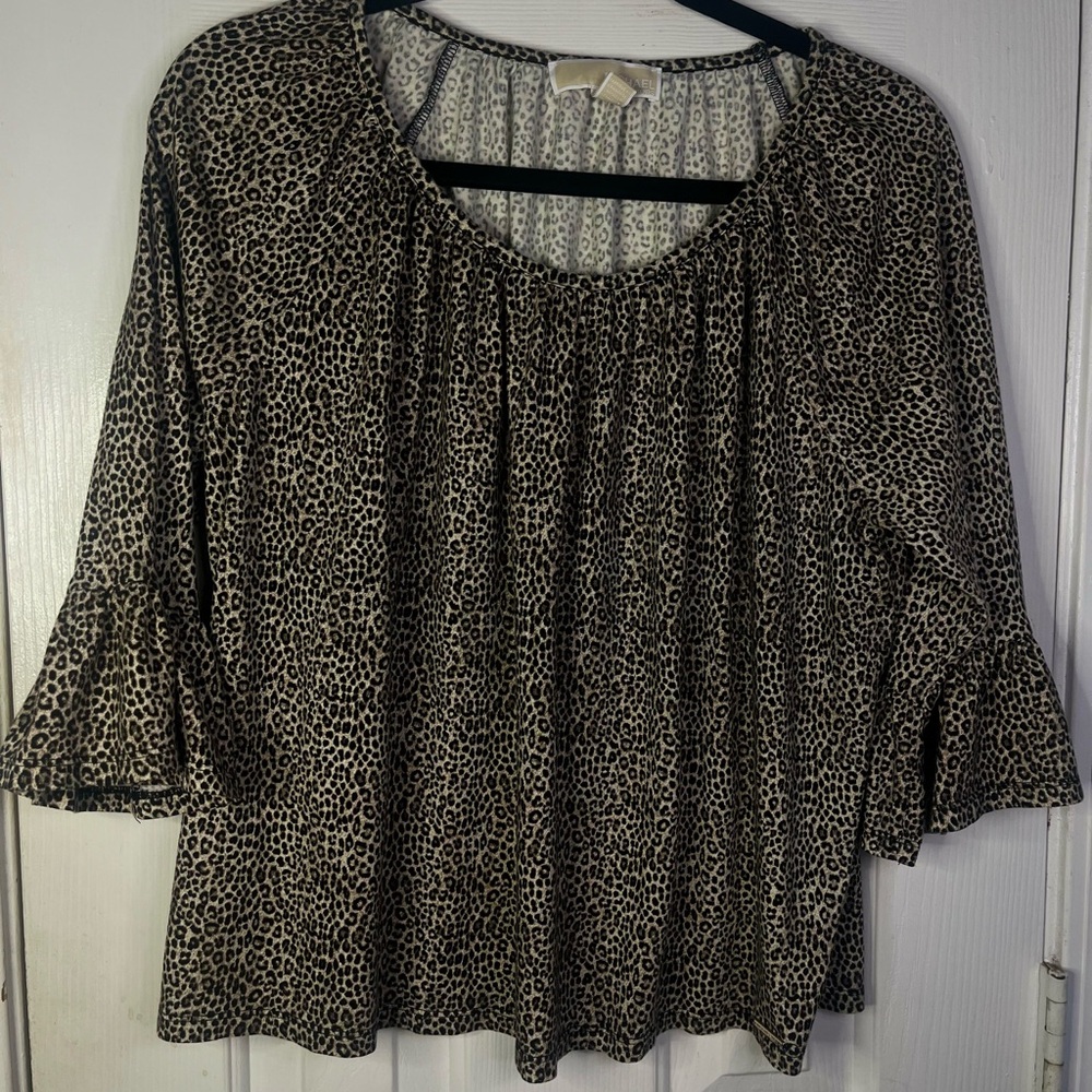 Michael Kor's -Leopard Print Women's Blouse